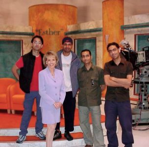 On the Esther Rantzen TV show 2001