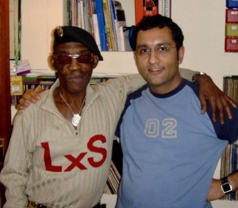 With Desmond Dekker - London 2001 - I was producing a new version of his hit record Israelites