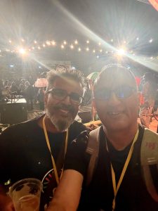 With my friend Mukhtar Dar organiser of the Unite The People festival 2026