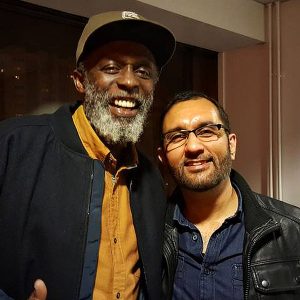 With my friend Selwyn Brown Keyboard player for Steel Pulse